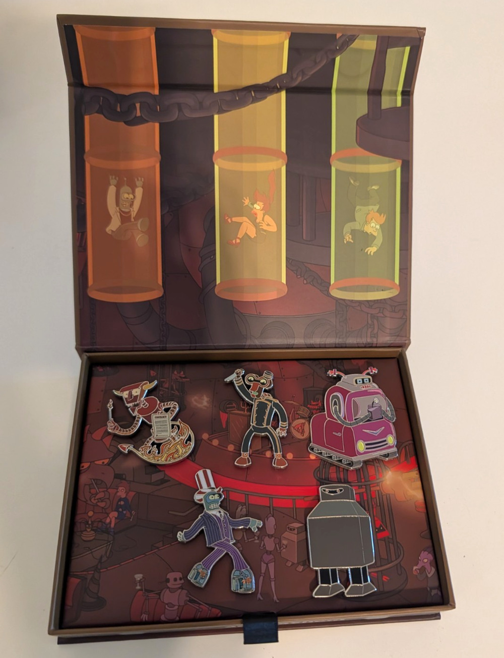 SDCC 2025 Exclusive Hulu Animayhem FUTURAMA Enamel Pin Promo Set Comic Con